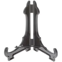 Bard's Hinged Black Plastic Plate Stand