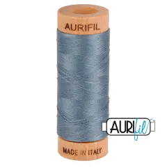 Dark Grey (1246) | 80wt Small Spool (274M / 300Y) | Aurifil Thread
