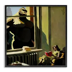 Stupell Industries Gorilla in Window Scene Framed Giclee Design by Keith Thomson