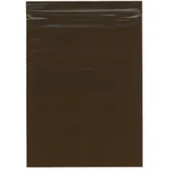 Plymor 9" x 12", 3 Mil Amber UV Zipper Reclosable Plastic Bags