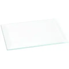 Plymor 2" x 3" Rectangle, 3mm Thick Beveled Clear Glass