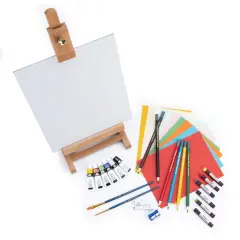REA5320 | Mixed Media H-Frame Easel Art Set - 40pc