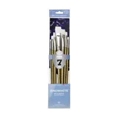 RSET-4510 | Snowhite&trade; 7pc Oil & Acrylic Bright Brush Set