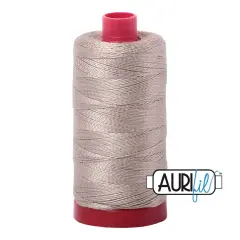 Rope Beige (5011) | 12wt Large Spool (325M / 356Y) | Aurifil Thread