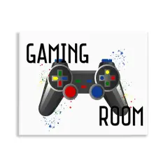Stupell Industries Gaming Room Modern Controller Wall Plaque Design by Kim Allen