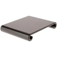 Plymor Black Scroll Wood Veneer Footed Display Base, 9" W x 7" D x 1.25" H (7.875" x 6.75" Display Area)