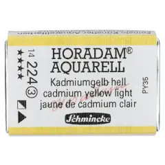 Schmincke Horadam Aquarell Watercolor - Cadmium Yellow Light, Full Pan