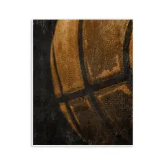 Stupell Industries Vintage Basketball Close Up Wall Plaque Design by Kim Allen