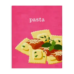 Stupell Industries Ravioli Pasta Dish Canvas Design by Kim Allen