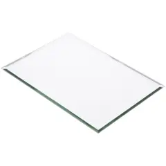 Plymor 5" x 7" Rectangle, 3mm Thick Beveled Glass Mirror