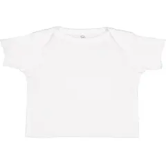 Rabbit Skins&reg; Infant Baby Rib T-Shirt-3400 White
