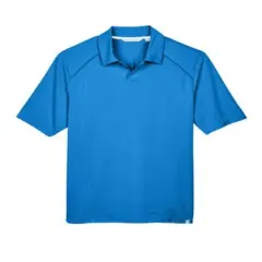 North End&reg; Men's Recycled Polyester Performance Polo Shirt &ndash; Moisture-Wicking, Lightweight Piqu&eacute;, Eco-Friendly Golf & Work Polo Lt Nautical Blu