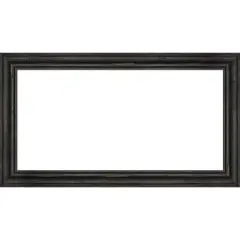 Rustic Pine Narrow Framed Dry Erase Magnetic Board Black
