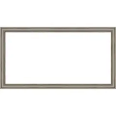 Salon Scoop Framed Dry Erase Magnetic Board Pewter