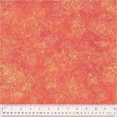 Pink Grapefruit Noteworthy Splatter 44"/45 Fabric Per Yard