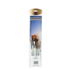 RSET-TK7S | Royal Gold&trade; 7pc Assorted Short Handle Brush Set