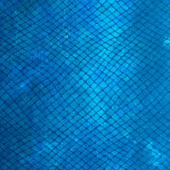 1 Yard Foiled Diamond Snake Velvet Fabric Polyester Spandex for Dancewear, Costumes & Crafts 60" Wide Turquoise Illusion