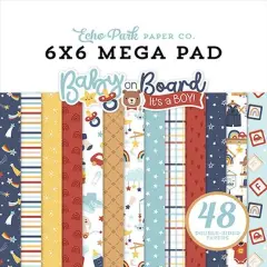 Baby On Board - Boy Cardmakers 6X6 Mega Pad