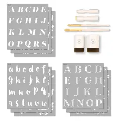 Martha Stewart&trade; Modern Fonts Stencil Kit - 15 pc. - 68507