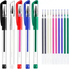 Heat Erasable Fabric Marking Pens (5 Colors)