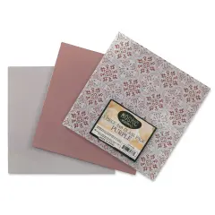 Mosaic Mercantile Opalescent Glass Pack - Purple, 8" x 8", Pkg of 3