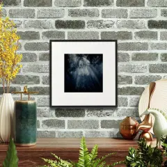 12&frac12;x12&frac12;" Black Aluminum Frame &ndash; No-Nail Hanging, Safe Front Protection, Multiple Sizes!