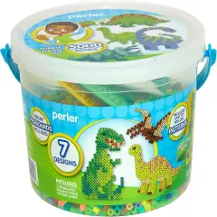 Dinosaur Craft Bead Bucket Activity Kit
