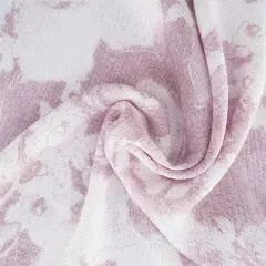 1 Yard Rayon Crinkle Mauve Woven Fabric, 50/52&Prime; Wide 100% Rayon