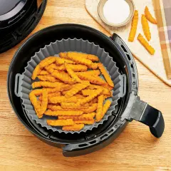 Collections Etc Non-Stick Silicone Air Fryer Basket Liner