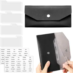 11 Pieces Cash Envelope - Black