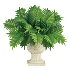 Collections Etc Artificial Parlour Palm Bushes - Set of 2