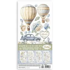 Stamperia Double-Sided Paper Cut-Outs 4/Pkg-Timeless