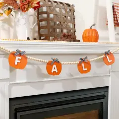 Fall Decor-Wooden Signboards Pumpkin Garland