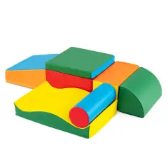 Multi-Color PU Leather Climbing Blocks Set with EPE Foam for Kids&rsquo; Play