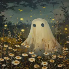 Ghost Diamond Art Painting Kits for Adults,12x16inch