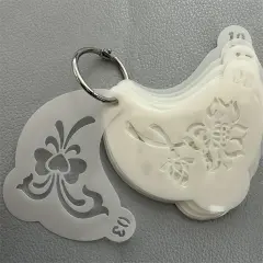 20 Reusable Body Paint Stencils for Party & Festival Makeup(white)