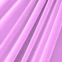 1 Yard Stretch Velvet Fabric Soft Medium Weight Sheen 4-Way Stretch 58/60" Width Light Orchid
