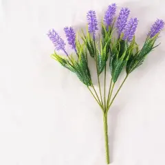 4pcs Lavender Flower Branch for Cheerful Table Decor