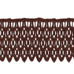 LACE 30MM DK BROWN