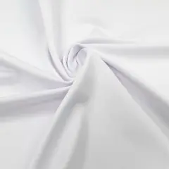 EcoDelish Double Peached Melange Fabric White