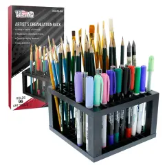 96 Slot Marker Organizer & Paint Brush Holder &acirc;&euro;&ldquo; Marker Storage, Pens, Brushes, Colored Pencils