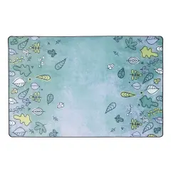Kaplan Early Learning Company Kaplan&reg; Falling Leaves Border Carpets - 4' x 6' Rectangle