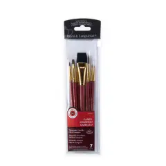 RSET-9151 | 7pc Camel Hair Variety Brush Set