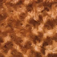 1 Yard Almond Minky Rose Swirl Fabric 58/60" Width Rosebud Embossed