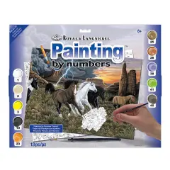 PJL41 | Painting by numbers&trade; 13pc 11.25" x 15.375" Thunder Run Painting Project