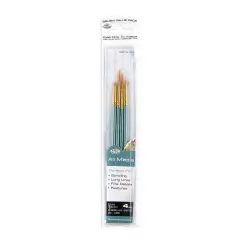 RSET-9196 | 4pc Golden Taklon Variety Brush Set