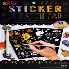 Sticko Narwhal Sticker Scratch Pad