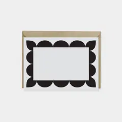Big Scallop Border Note Cards VI