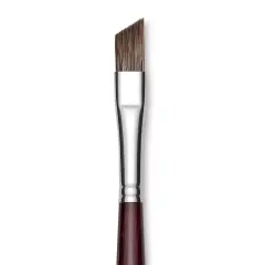 Da Vinci Grigio Synthetic Brush - Slant, Long Handle, Size 8