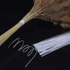 100 Pieces Stem Floral Flower Wire 14 Inch 26 Gauge Wire for Florist Flower Arrangement, Bouquet Stem Wreath Wrapping Making and DIY Craft